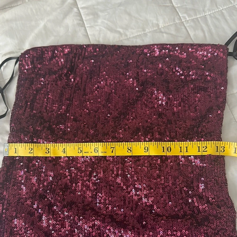 House of Harlow 1960  Sequin Strapless Bodycon Dress - Picture 8 of 9